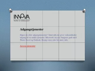 adgangstjenester