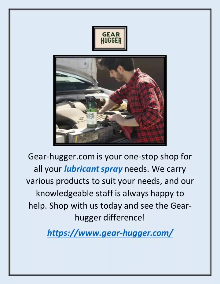 gear hugger com is your one stop shop