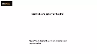 65cm Silicone Baby Tiny Sex Doll Sndoll.com...