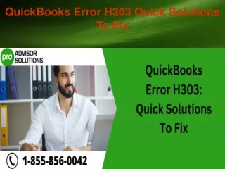 quickbooks error h303 quick solutions to fix