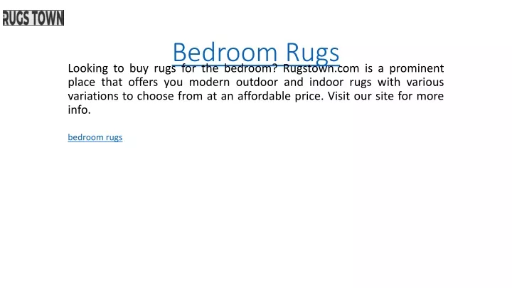 bedroom rugs