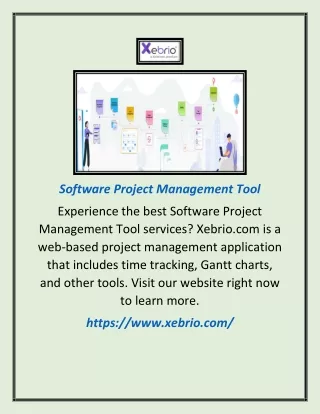 software project management tool