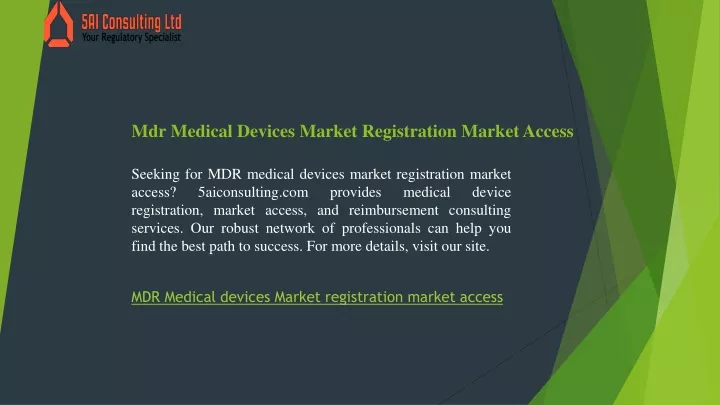 mdr medical devices market registration market access