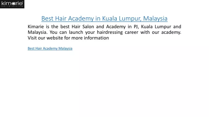 best hair academy in kuala lumpur malaysia