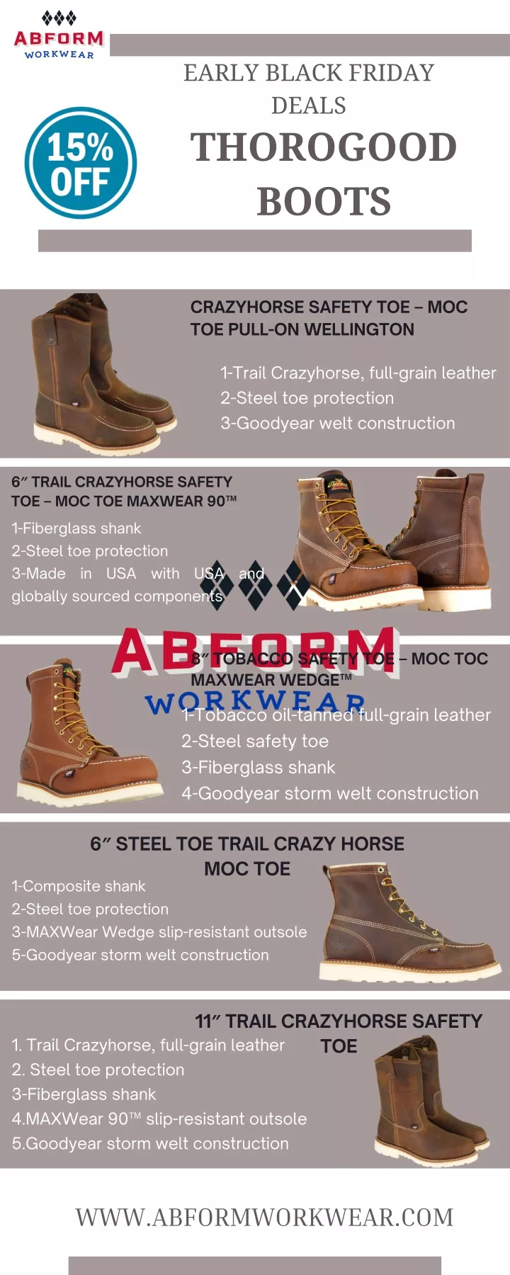 early black friday deals thorogood boots