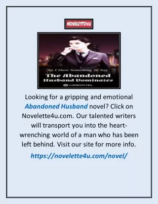 Abandoned Husband | Novelette4u.com