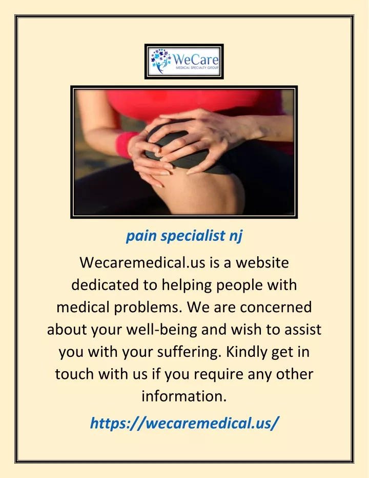 pain specialist nj