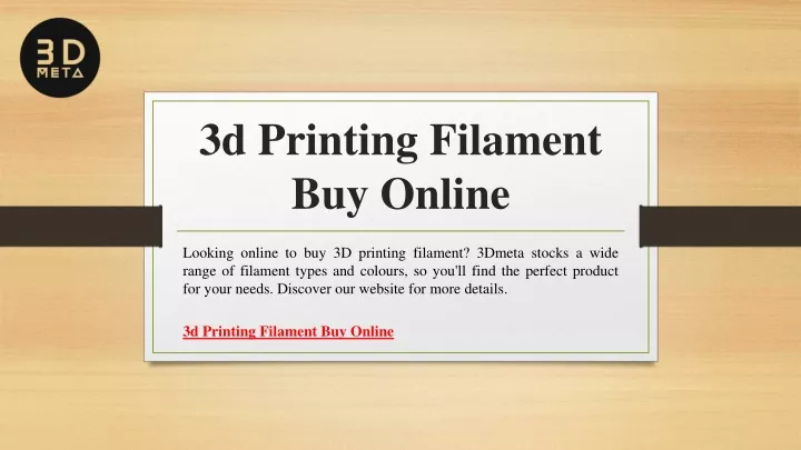 3d printing filament buy online