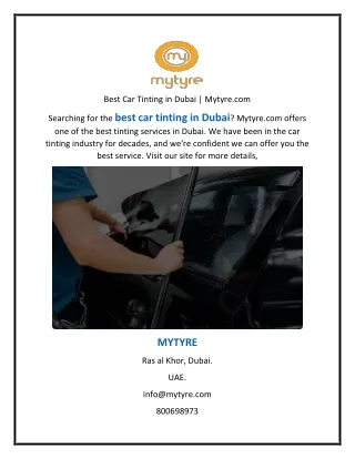 best car tinting in dubai mytyre com
