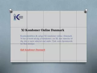 Xl Kondomer Online Danmark  Kondomklubben.dk