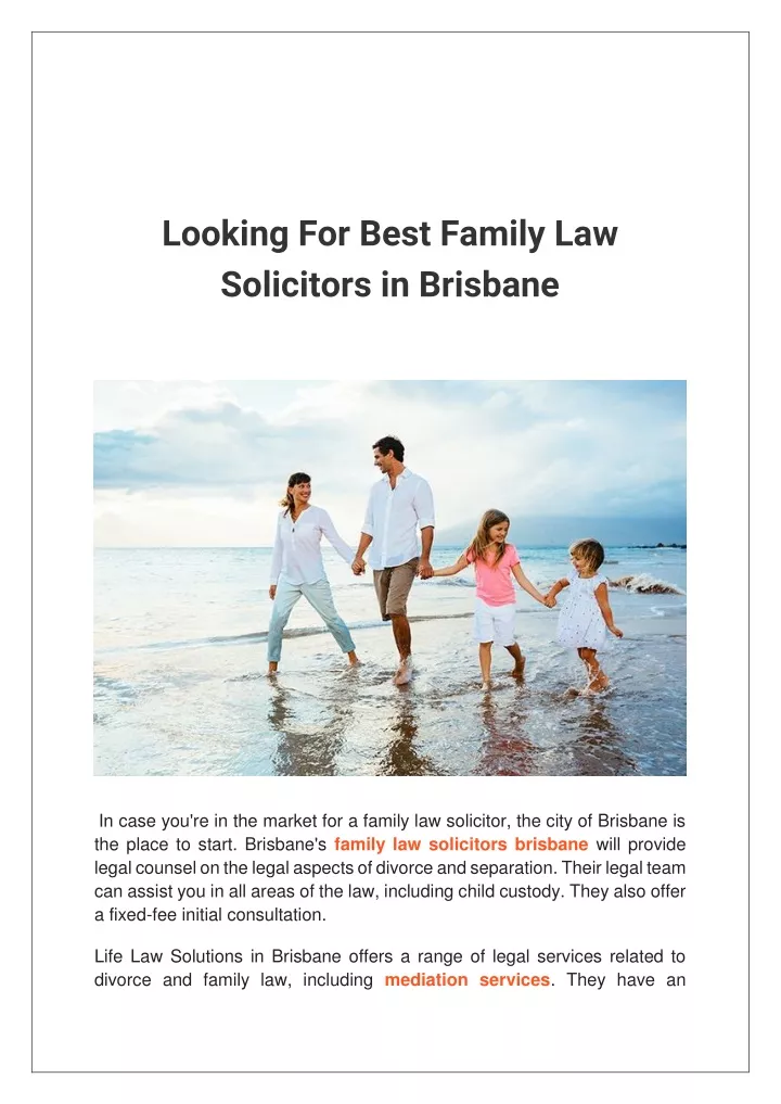 looking for best family law solicitors in brisbane