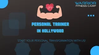 Find The Best Personal Trainer In Hollywood