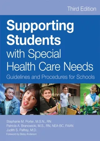 ePUB  Supporting Students with Special Health Care Needs Guidelines and