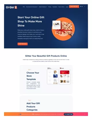 Create an online gift shop to increase