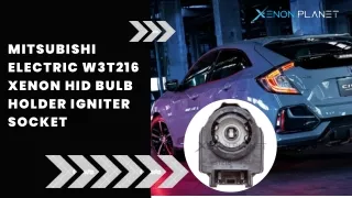 mitsubishi electric w3t216 xenon hid bulb holder