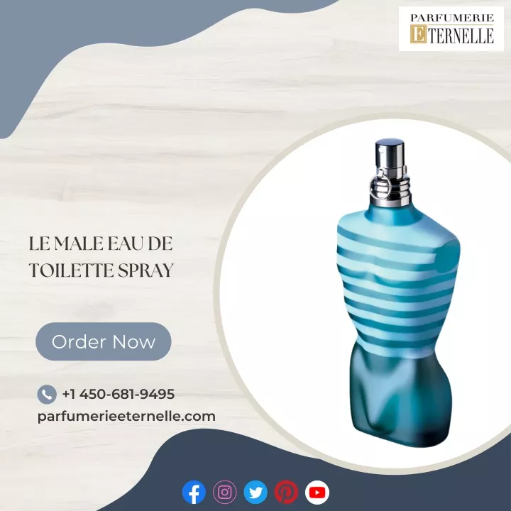 le male eau de toilette spray