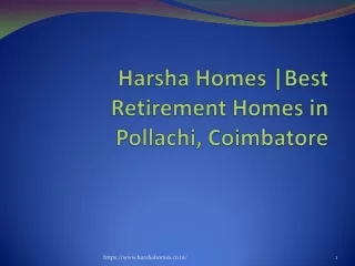 Senior Citizen Home in Pollachi, Coimbatore| Pollachi Retirement Homes