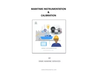 Overview of Maritime Instrumentation