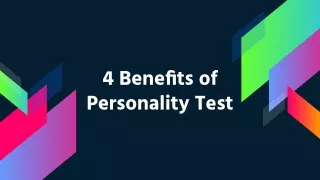 4 Benefits of Personality Test - Discover Assessments