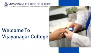 Leading Nursing Colleges in Bangalore - Vijayanagar College of Nursing