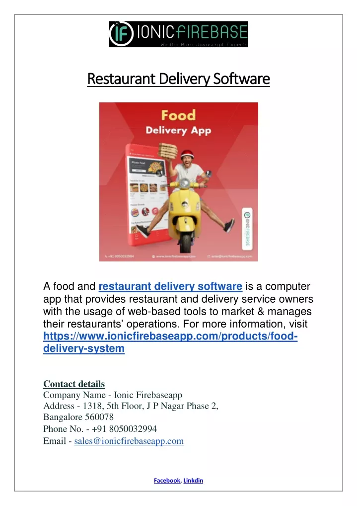 restaurant delivery software restaurant delivery