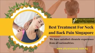 Best Treatment For Neck and Back Pain Singapore