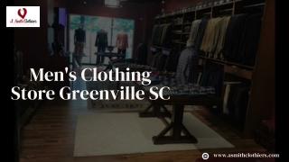 men's clothing store Greenville SC