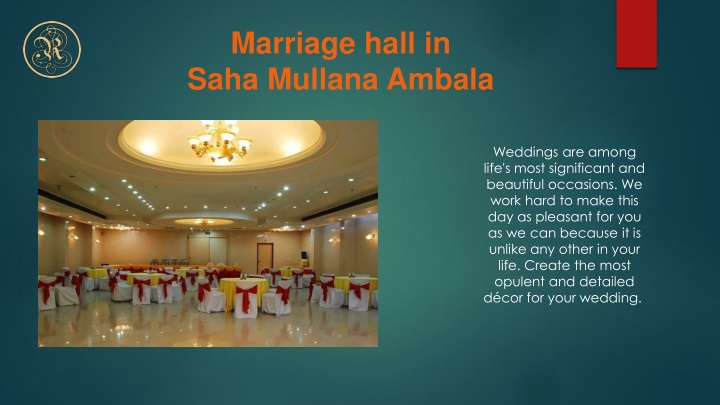 marriage hall in saha mullana ambala