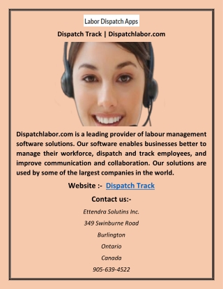 Dispatch Track | Dispatchlabor.com