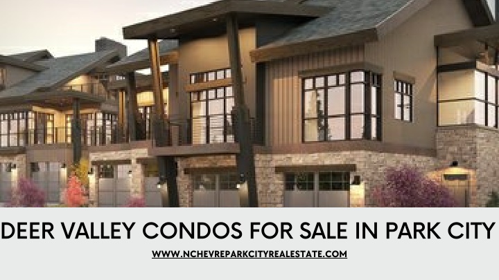 deer valley condos for sale in park city