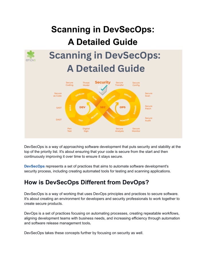 scanning in devsecops a detailed guide