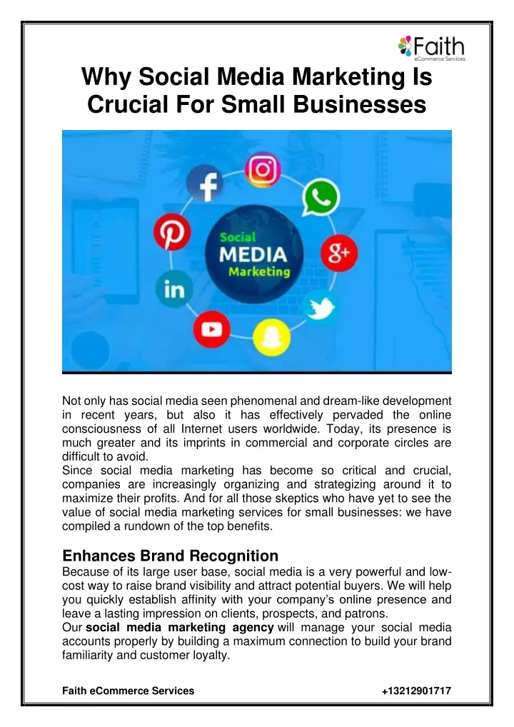 PPT - Why Social Media Marketing Is Crucial For Small Businesses ...