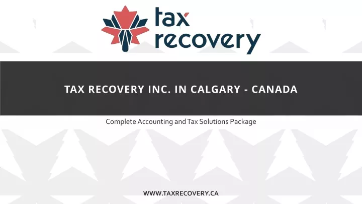 tax recovery inc in calgary canada