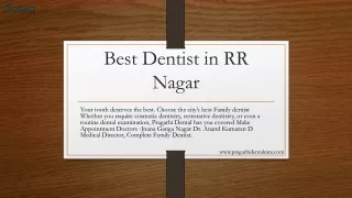 Best Dentist in RR Nagar