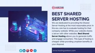 Shared Server Hosting Services