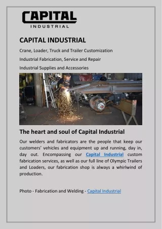 The heart and soul of Capital Industrial