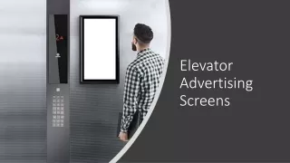 elevator advertising screens