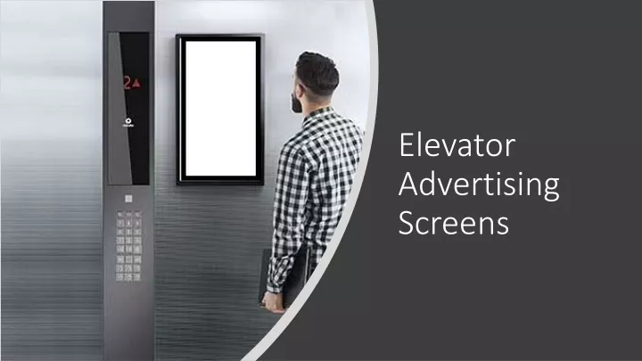 elevator advertising screens