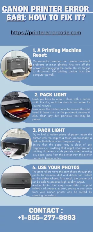 canon printer error canon printer error 6a81 6a81