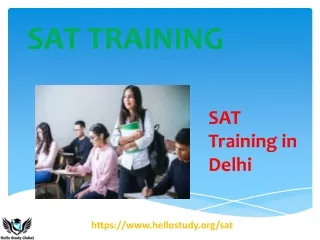 SAT Training in Delhi- Hello Study Global