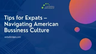 Tips for Expats – Navigating American Bussiness Culture
