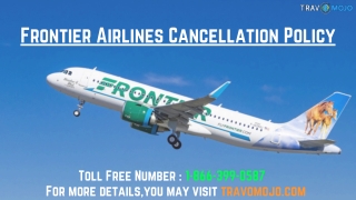 Frontier Airlines Cancellation Policy