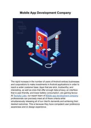 mobile app development company
