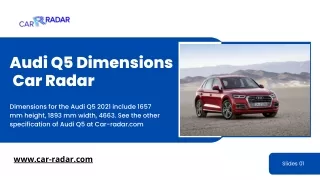 Audi Q5 Dimensions | Car Radar