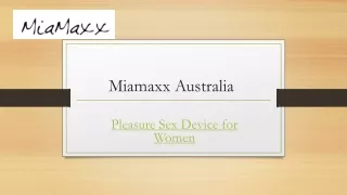 Pleasure Sex Device for Women | Miamaxx.com.au