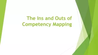 competency mapping scenario