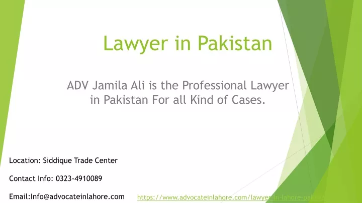 lawyer in pakistan