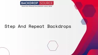 step and repeat backdrops