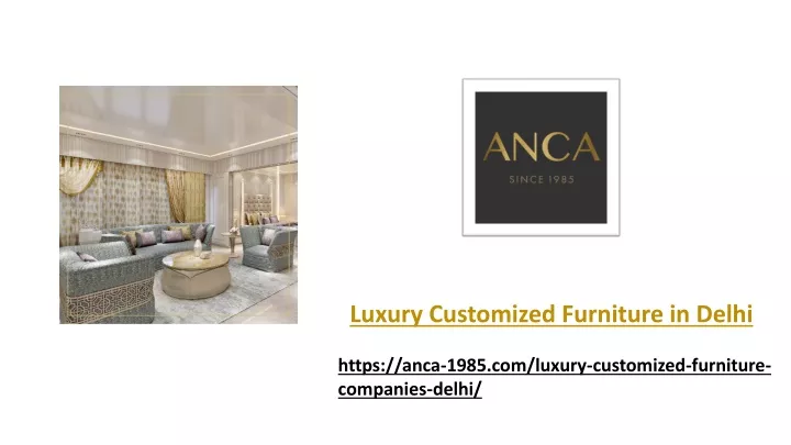 luxury customized furniture in delhi