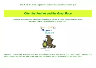 [D.O.W.N.L.O.A.D R.E.A.D] Otter the Auditor and the Great Race EBOOK #pdf